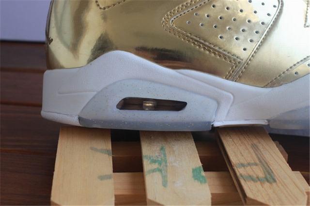 Authentic Air Jordan 6 Gold Pinnacle